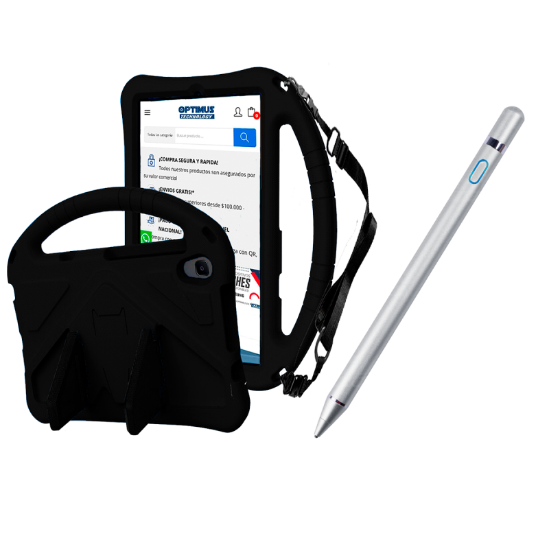 Estuche Protector con Correa Ajustable antigolpes Y Lápiz Óptico Digital Stylus Pen para Tablet Lenovo Tab M8 X8505f
