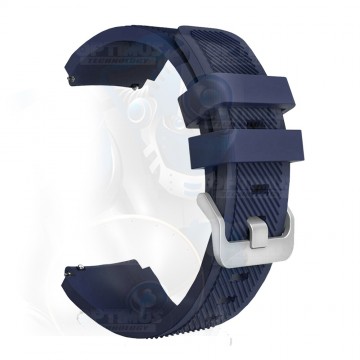 Correa Pulso Banda de Goma Rayada 22mm (milímetros) para reloj o Smartwatch Casio Xiaomi fossil Huawei Samsung OPTIMUS TECHNOLOG