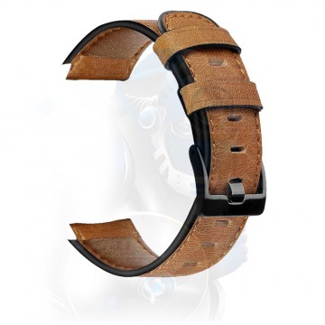 Correa Pulso Manilla de Cuero 22mm (milímetros) para reloj o Smartwatch Casio Xiaomi fossil Huawei Samsung Michael Kors OPTIMUS 