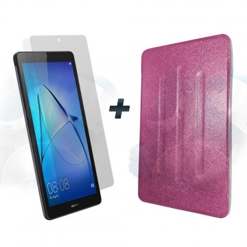 Vidrio Templado Y Forro Protector Silicona Tablet Huawei T3-7 Bg2-w09 | OPTIMUS TECHNOLOGY™ | KT-VTP-EST-HW-T3-7-W09 |