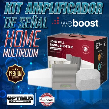 Kit Amplificador De Señal Weboost Home Multiroom Repetidor Redes 4GLTE Todo Operador | WEBOOST COLOMBIA | AMPL-WBST-HMLTR |