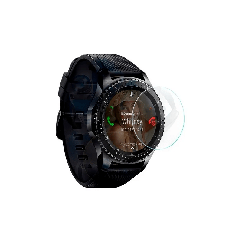 Vidrio Templado Protector para Reloj Inteligente Smartwatch Samsung Gear S3 Frontier | OPTIMUS TECHNOLOGY™ | VTP-SS-GS3 |
