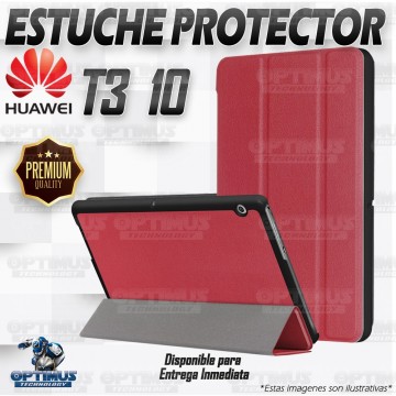 Kit Vidrio Templado y Estuche Case Protector Acrílico y Sintético Tablet Huawei T3-10 OPTIMUS TECHNOLOGY™ - 11