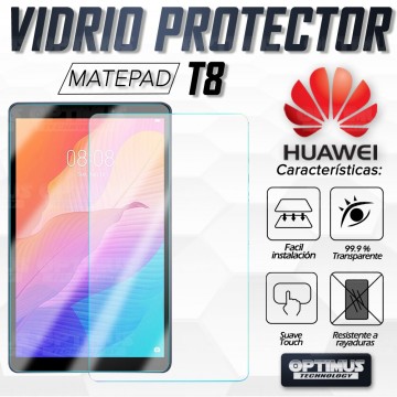 Vidrio Templado Protector Tablet Huawei Matepad T8 | OPTIMUS TECHNOLOGY™ | VTP-HW-MTPD-T8 |