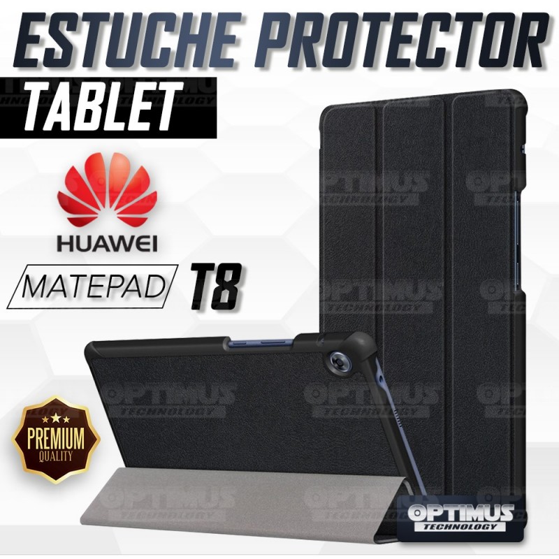 Kit Vidrio Cristal Templado Y Estuche Case Protector para Tablet Huawei Matepad T8 OPTIMUS TECHNOLOGY™ - 3