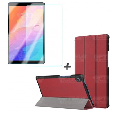 Kit Vidrio Cristal Templado Y Estuche Case Protector para Tablet Huawei Matepad T8 OPTIMUS TECHNOLOGY™ - 5