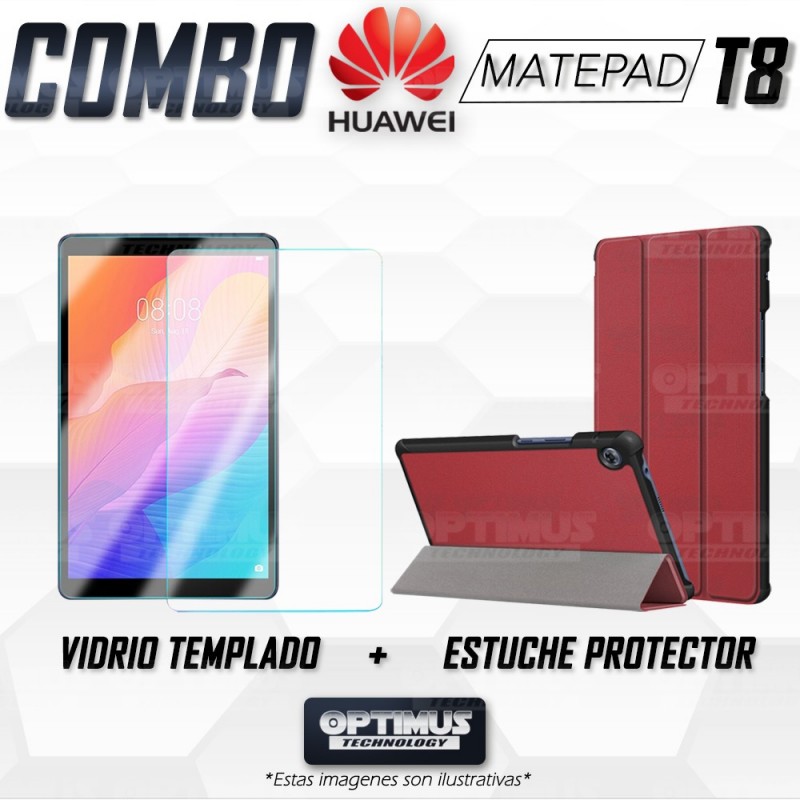 Kit Vidrio Templado Y Estuche Case Protector Tablet Huawei Matepad T8 3361