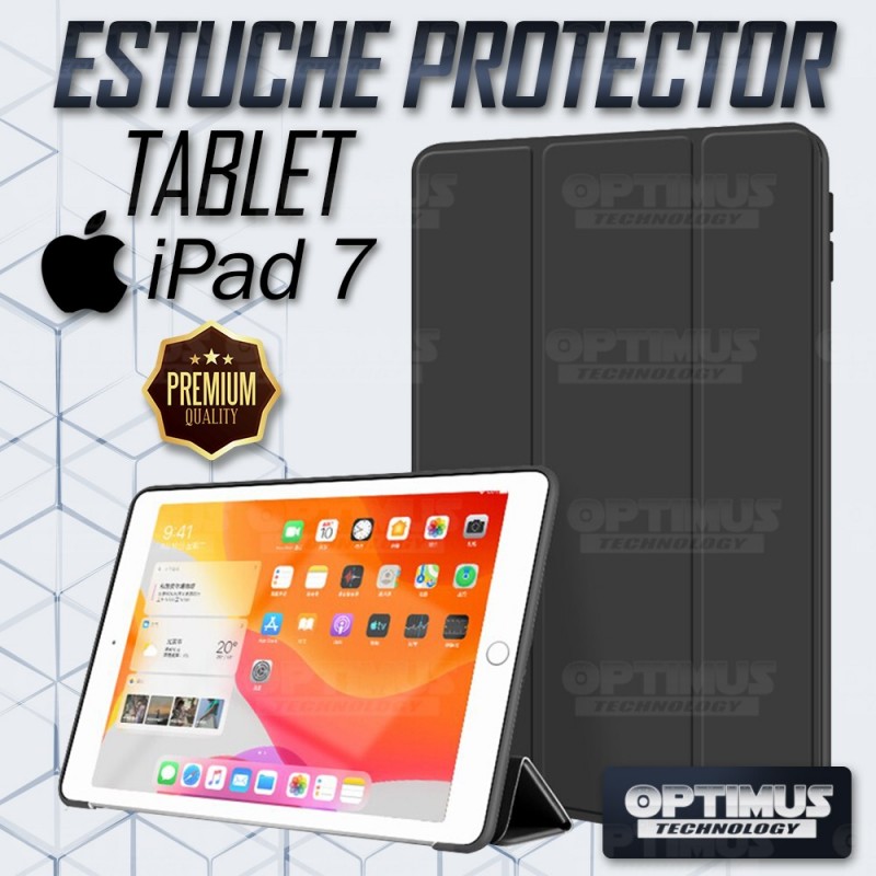 Combo Vidrio Matte Glass templado Anti Reflejo y Estuche Tablet iPad 7 generación 10.2" OPTIMUS TECHNOLOGY™ - 17