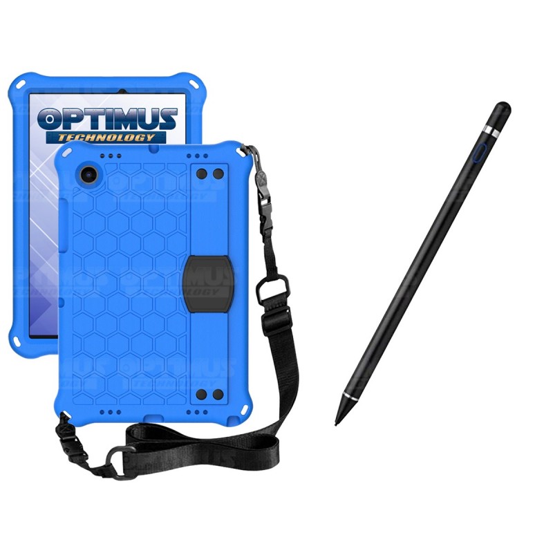 Kit Estuche Protector con Correa Y Lápiz Digital Stylus Pen para Tablet Samsung Galaxy Tab A8 10.5 2021 - 2022 SM-x200