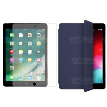 Combo Vidrio Templado Matte Glass Antireflejo Protector Y Estuche Case con Tapa Smart Case iPad 9.7 / Air / 6 / 5 / Pro 9.7 OPTI