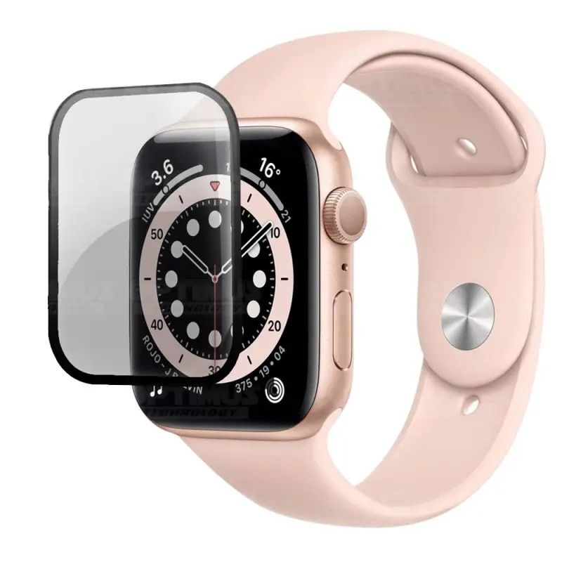 Vidrio Templado Protector Cerámico Para Reloj Smartwatch Apple Watch iWatch Serie 6 40mm OPTIMUS TECHNOLOGY™ - 1