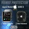 Vidrio Templado Protector Cerámico Para Reloj Smartwatch Apple Watch iWatch Serie 6 44mm OPTIMUS TECHNOLOGY™ - 4