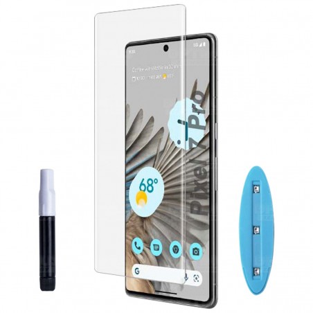 Vidrio templado Protector UV Dispersión Liquida para Celular Smartphone Google Pixel 7 Pro 2022 6,7 pulgadas