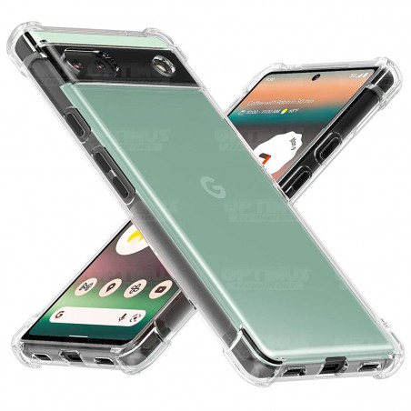 Estuche Case Forro Carcasa Protectora Delgada Anticaída para Celular Smartphone Google Pixel 6A 5G 2022