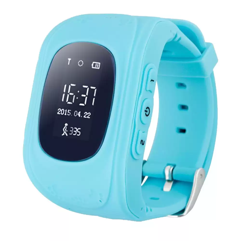Bajo mandato dos semanas níquel Smartwatch Reloj Inteligente Localizador GPS Ubicar Niños Homologado Color  Azul