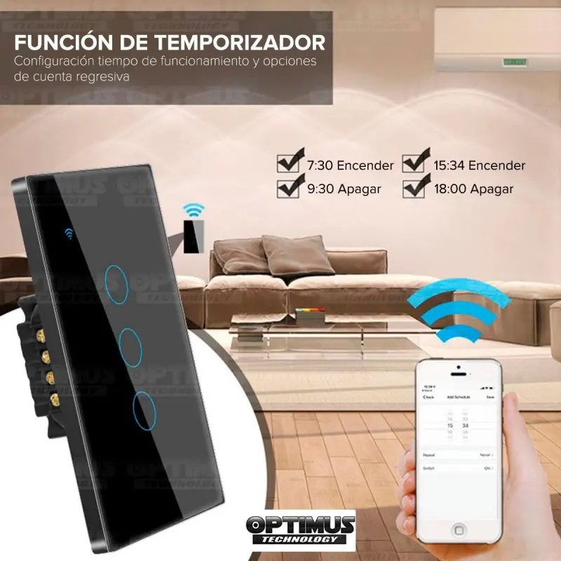 Interruptor Inteligente Wifi Compatible Alexa y Google – Ecoled Colombia
