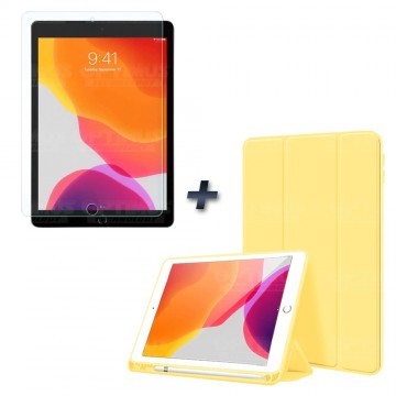 Combo Estuche con porta lápiz Y Vidrio MatteGlass efecto papel para iPad 7 10.2" OPTIMUS TECHNOLOGY™ - 8
