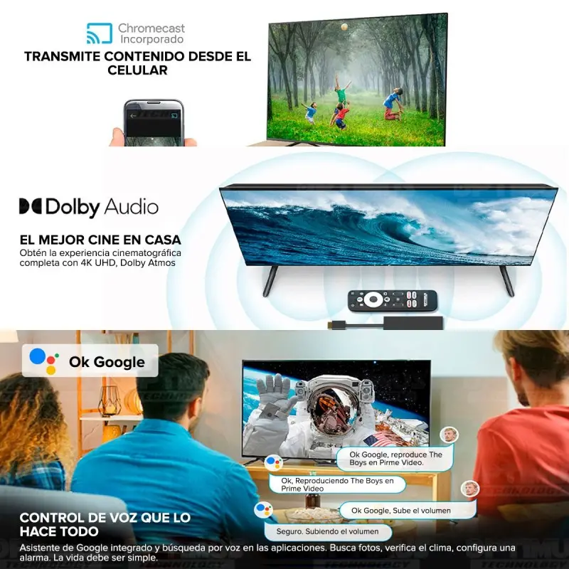 Android TV Box OPTIMUS TV GD1 4K Smart TV Wi-Fi Transmite 4K HD