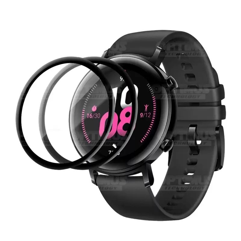 Vidrio Templado Cerámico Nanoglass Para Reloj Smartwatch Huawei Gt2 42mm x2 Unidades