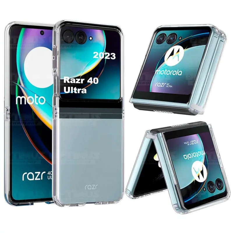 Estuche Case Forro Carcasa Protectora Delgada Anticaída para Celular Smartphone Motorola Razr 40 Ultra 5G 2023
