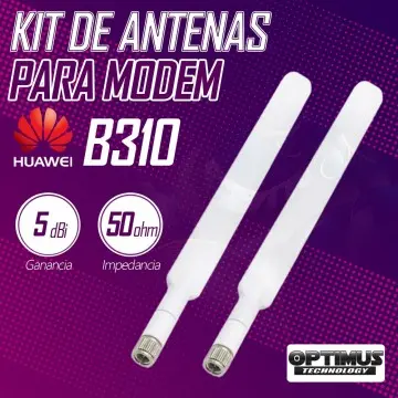 2 Antenas 4g Modem Enrutador Huawei B310 Entrada Sma múltiples marcas ZTE Cisco etc | OPTIMUS TECHNOLOGY™ | ANT-B310-SMA |