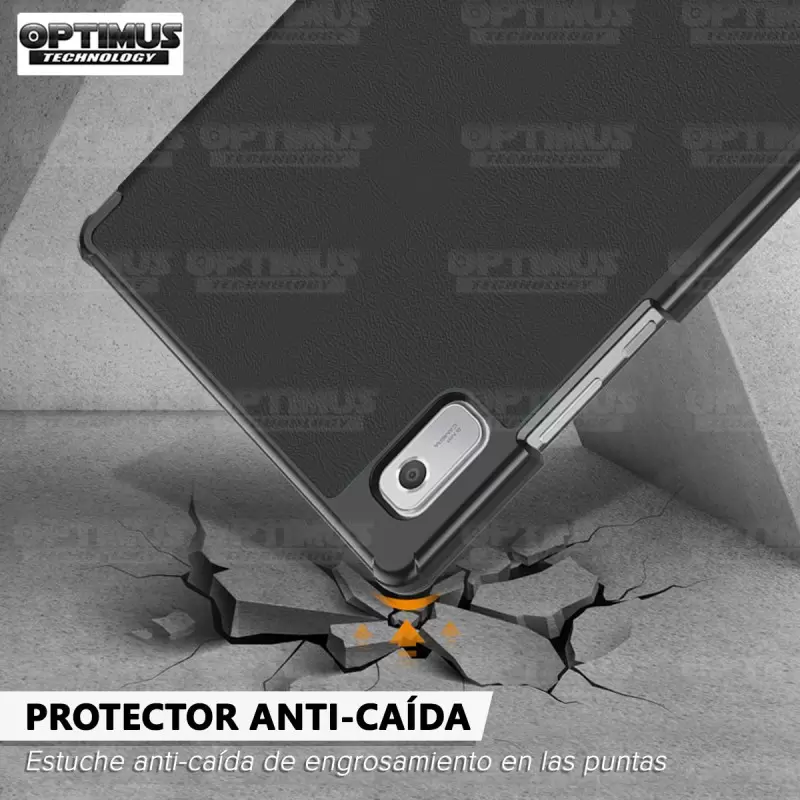 Combo Estuche Protector de goma antigolpes Y Lápiz Óptico Digital Stylus  Pen para Tablet Lenovo Tab M10 HD TB-X306 Color Negro - Color Del Lápiz  Negro