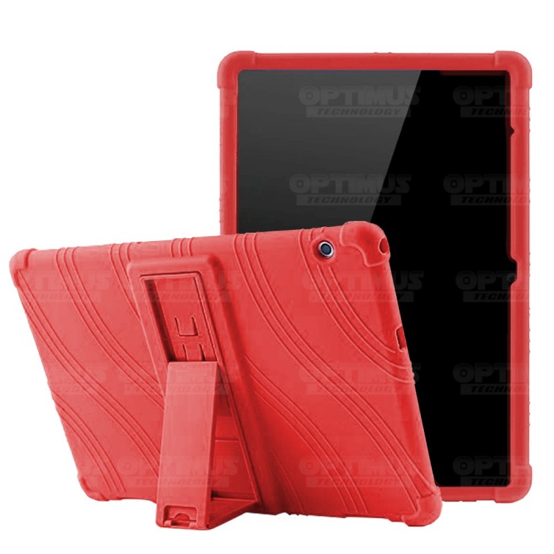 Kit Vidrio templado y Estuche Protector de goma antigolpes con soporte Tablet Huawei T5-10 OPTIMUS TECHNOLOGY™ - 15