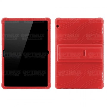 Kit Vidrio templado y Estuche Protector de goma antigolpes con soporte Tablet Huawei T5-10 OPTIMUS TECHNOLOGY™ - 14