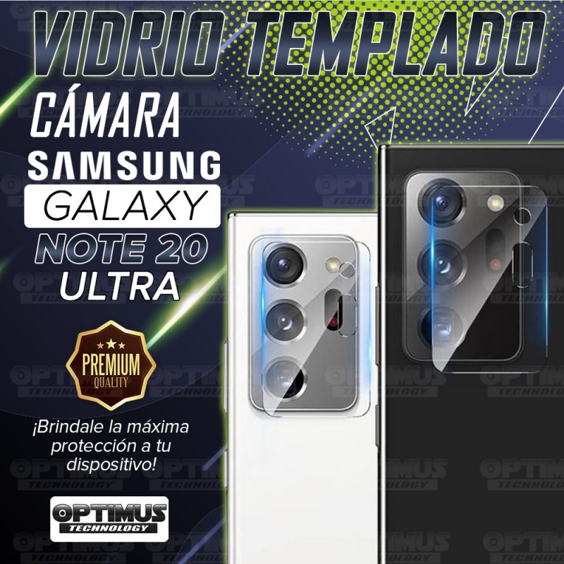 Combo Vidrio UV Completo de Pantalla + Cristal Cerámico de cámara para celular Samsung Galaxy Note 20 Ultra OPTIMUS TECHNOLOGY™ 