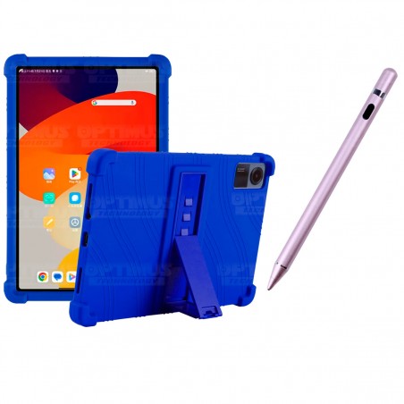 Kit Estuche Protector de goma antigolpes Y Lápiz Óptico Digital Stylus Pen para Tablet Xiaomi Redmi Pad SE 11 Pulgadas 2023 Wifi