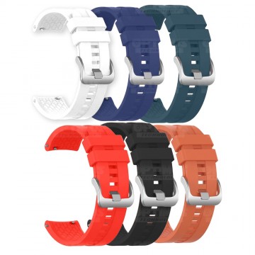 Kit de 6 Pulsos Correas para Reloj Smartwatch Samsung Galaxy Watch 46mm Varios colores OPTIMUS TECHNOLOGY™ - 1