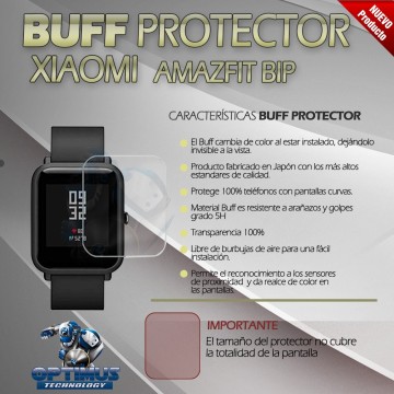 Buff Screen Protector Reloj Xiaomi Amazfit Bit | OPTIMUS TECHNOLOGY™ | BFF-XMI-ABP |