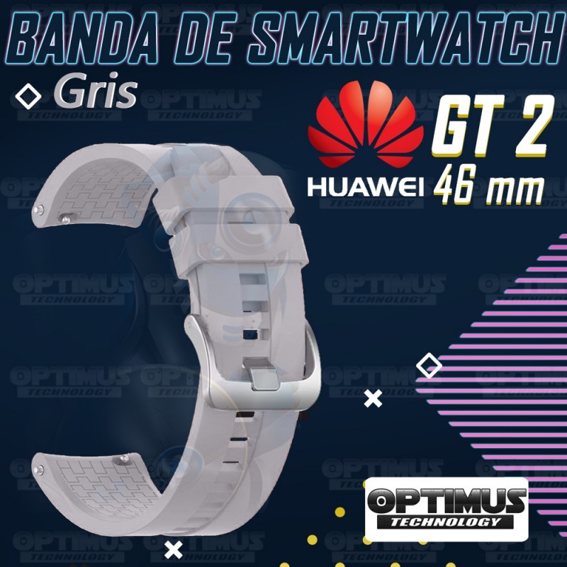 Correa Pulso de Goma 22mm para reloj Smartwatch Huawei Gt2 46mm | OPTIMUS TECHNOLOGY™ | CRR-GM-HW-GT-46 |