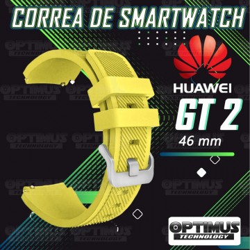 Correa Pulso Banda de Goma Rayada reloj Smartwatch Huawei Gt 2 46mm | OPTIMUS TECHNOLOGY™ | CRR-GMRY-HW-GT2-46 |