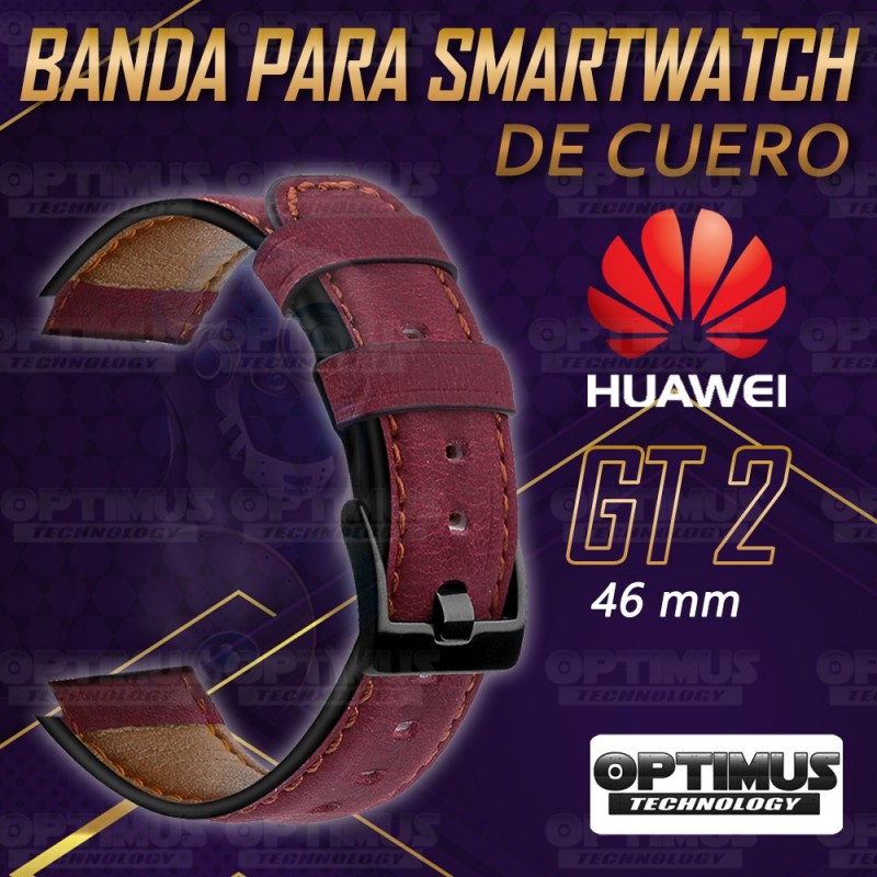 Pulso Manilla Correa De Cuero Smartwatch Huawei Gt2 46mm | OPTIMUS TECHNOLOGY™ | CRR-CRO-GT2-46 |