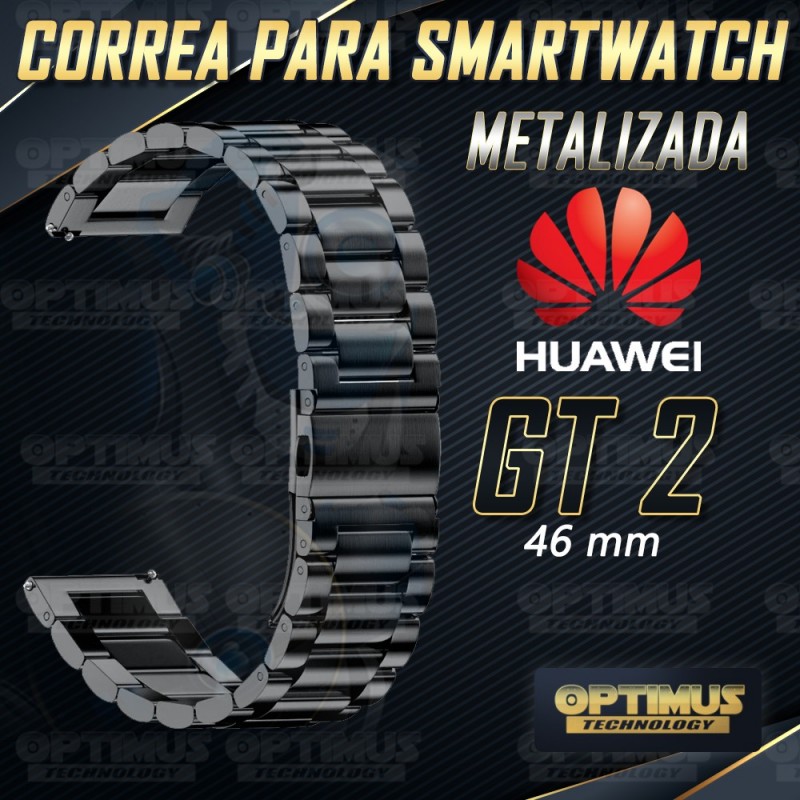 Correa Banda de Metal Magnética reloj Smartwatch Huawei Gt 2 46mm | OPTIMUS TECHNOLOGY™ | CRR-MTL-GT2-46 |