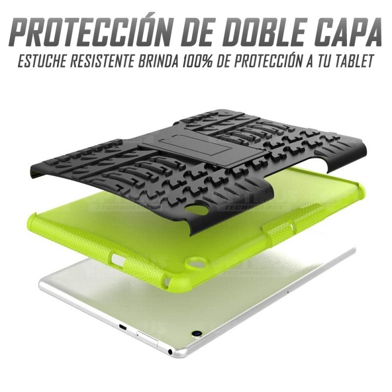 KIT Vidrio templado y Estuche Case Protector anti-golpes TPU Tablet Huawei T3-10 OPTIMUS TECHNOLOGY™ - 21