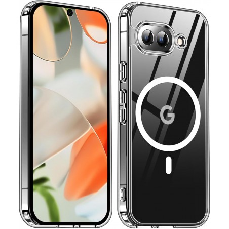 Estuche Case Para Google Pixel 9A Transparente con Tecnología MagSafe