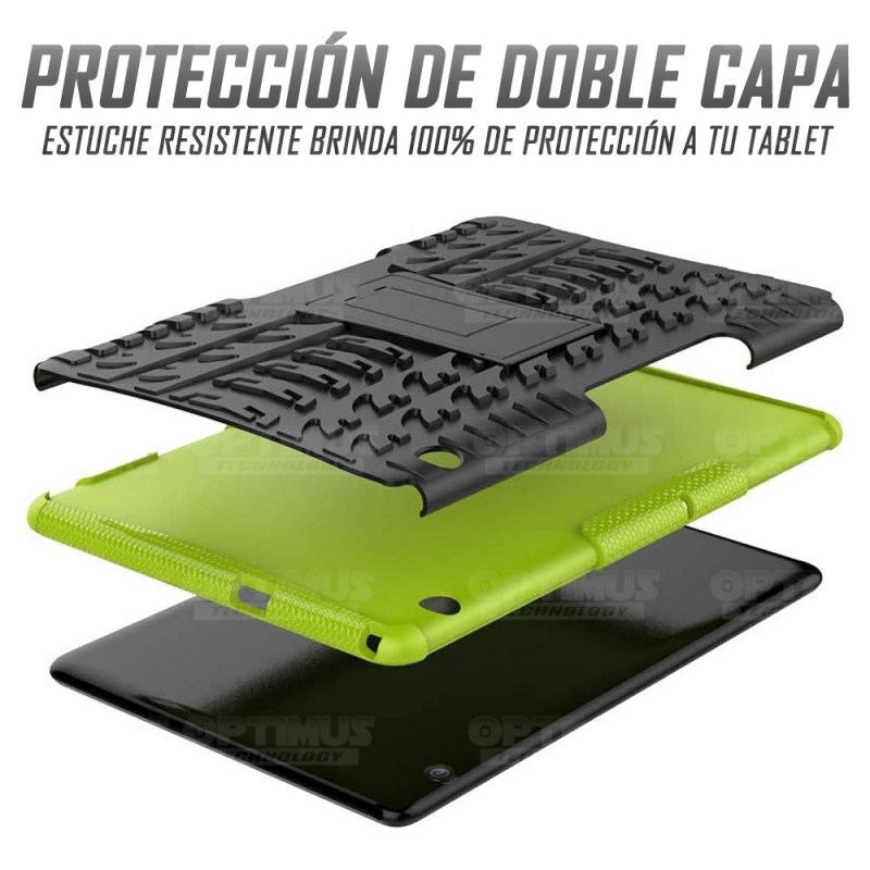 KIT Vidrio templado y Estuche Case Protector anti-golpes TPU Tablet Huawei T5-10 OPTIMUS TECHNOLOGY™ - 27