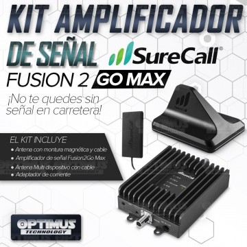 Kit Amplificador De Señal Celular Surecall Fusion 2 Go Max Repetidor Redes 4GLTE - Vehículos Automóviles SURECALL COLOMBIA - 5