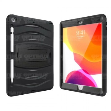 Estuche protector Anti-choque Tablet iPad 7 Generación 10.2 con Portalápiz | OPTIMUS TECHNOLOGY™ | EST-IPD-AS-7-10.2 |