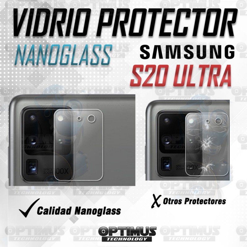 Combo Protector Vidrio UV + Cristal de Cámara Cerámico Samsung S20 Ultra | OPTIMUS TECHNOLOGY™ | KT-VTP-UV-CR-CM-SS-S20-ULTRA |