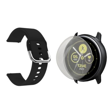 Kit Correa Pulso Y Buff Screen Para Reloj Samsung Galaxy Active 40mm | OPTIMUS TECHNOLOGY™ | CRR-BFF-SS-GWA20 |