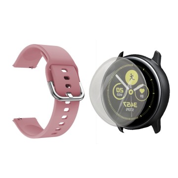 Kit Correa Pulso Y Buff Screen Para Reloj Samsung Galaxy Active 40mm | OPTIMUS TECHNOLOGY™ | CRR-BFF-SS-GWA20 |