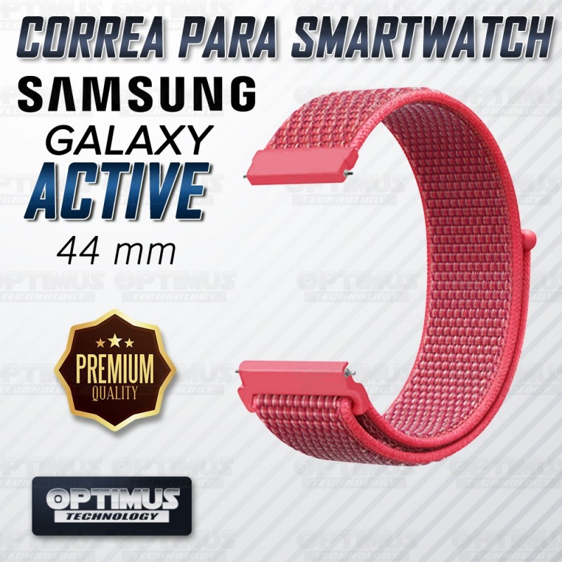 Banda tipo Velcro Tela suave para Reloj Smartwatch Samsung Galaxy Active 44mm | OPTIMUS TECHNOLOGY™ | CRR-VLC-ATV-44 |