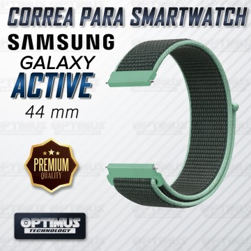 KIT Correa tipo velcro y Vidrio templado cerámico para Reloj Smartwatch Samsung Galaxy Active 44mm OPTIMUS TECHNOLOGY™ - 19