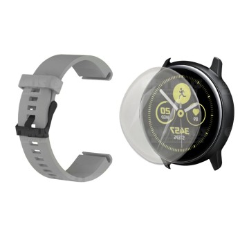 Kit Correa Manilla Banda Y Buff Screen Para Reloj Samsung Galaxy Active 40mm | OPTIMUS TECHNOLOGY™ | CRR-BFF-HP-SS-GA20 |