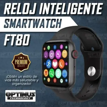 Smartwatch Reloj Inteligente FT80 Frecuencia Cardíaca Compatible Android IOS | OPTIMUS TECHNOLOGY™ | SW-FT80 |