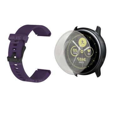 Kit Correa Manilla Banda Y Buff Screen Para Reloj Samsung Galaxy Active 40mm | OPTIMUS TECHNOLOGY™ | CRR-BFF-HP-SS-GA20 |