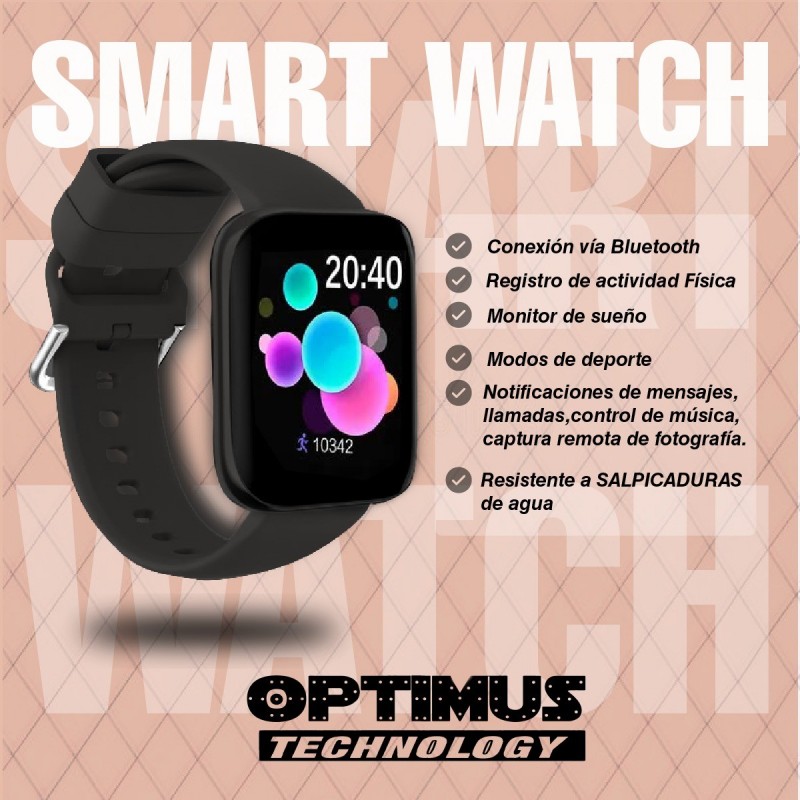 Smartwatch Reloj Inteligente S2 Llamada Bluetooth Compatible Android IOS | OPTIMUS TECHNOLOGY™ | SW-S2 |
